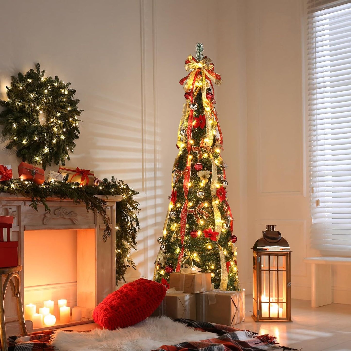 ๐ Christmas sale Foldable Christmas Tree for the Perfect Holiday Celebration! - free shipping! ๐