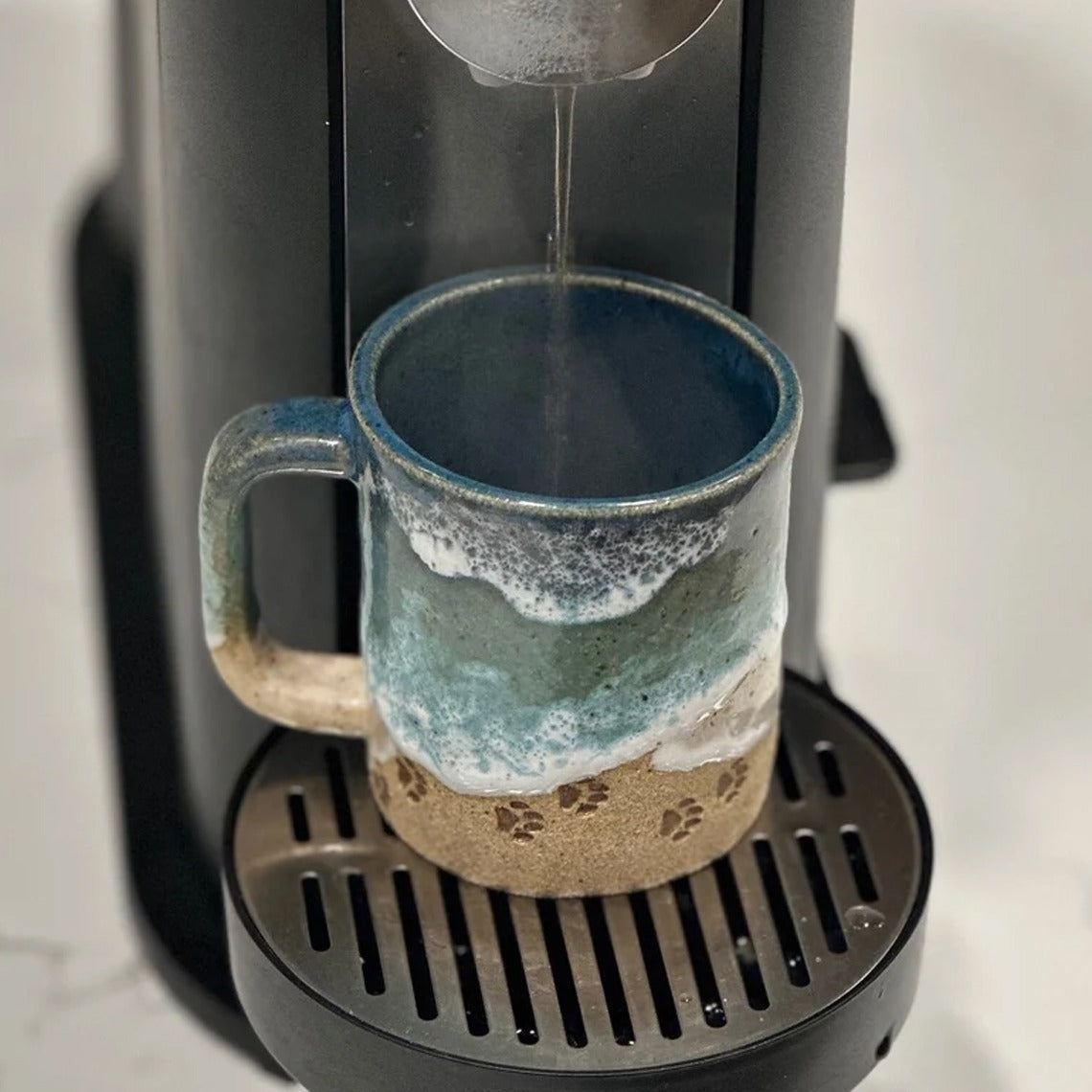 πππPaw Print Ocean Shoreline Mug