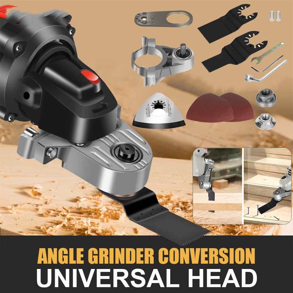 🔥🎁🎁Angle Grinder Converter Set, Angle Grinder Converter Universal Head Adapter, Carbon Steel Angle Grinder to Multi-Tool Converter🔥🔥