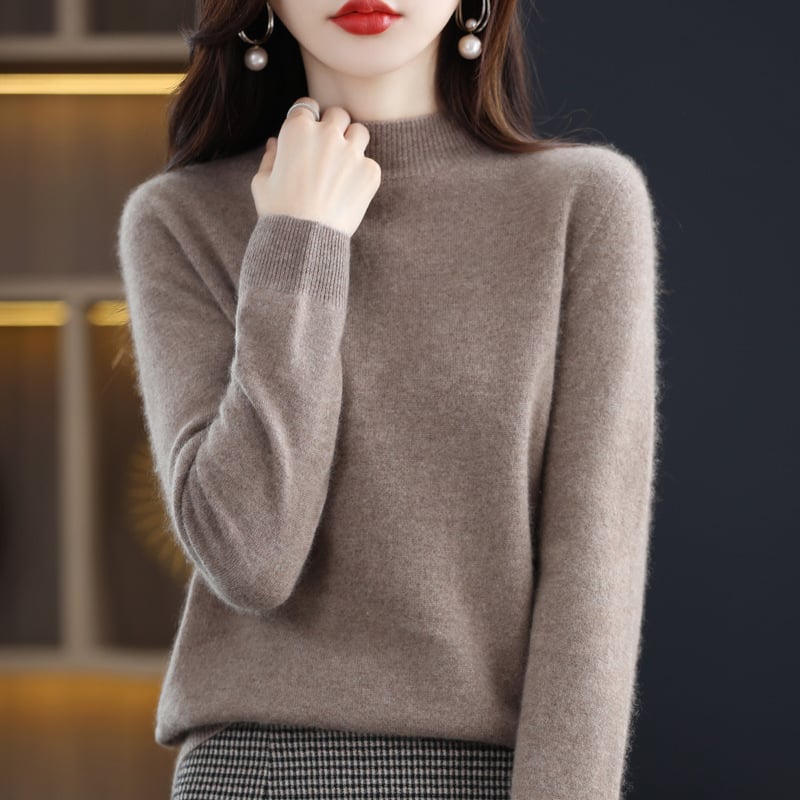 Women's cashmere sweater, 100% wool, say goodbye to static electricity - buy two and get free shipping!