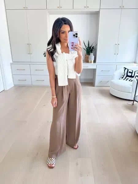 Crepe Pleated Pants (Buy 2 Free Shipping)