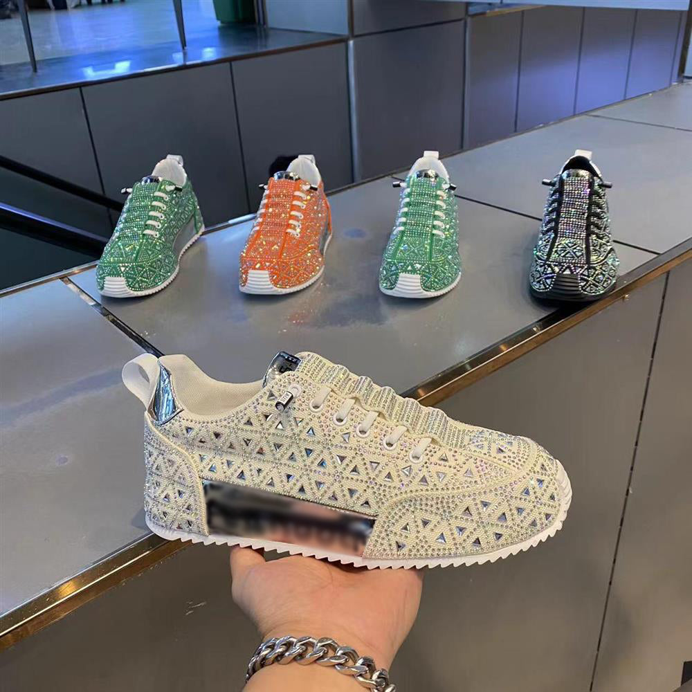 👟Diamond-encrusted Sneakers for Men - Buy two and get free shipping!