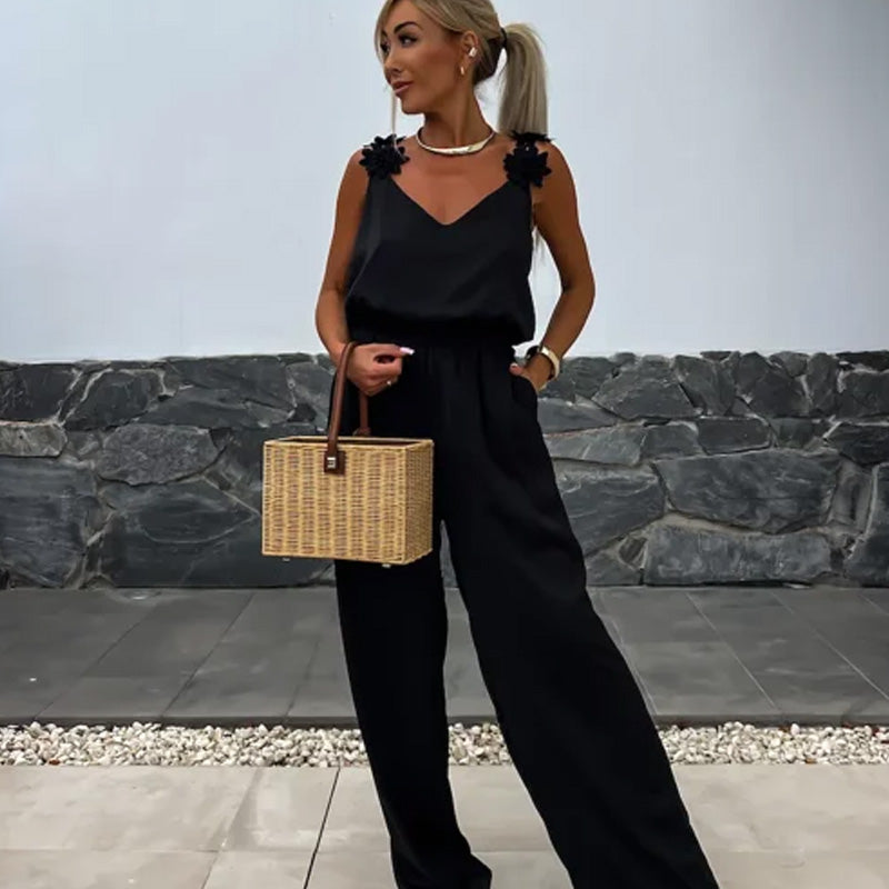 Women's Sleeveless Wide Leg Jumpsuit - 🔥Buy two and get free shipping!