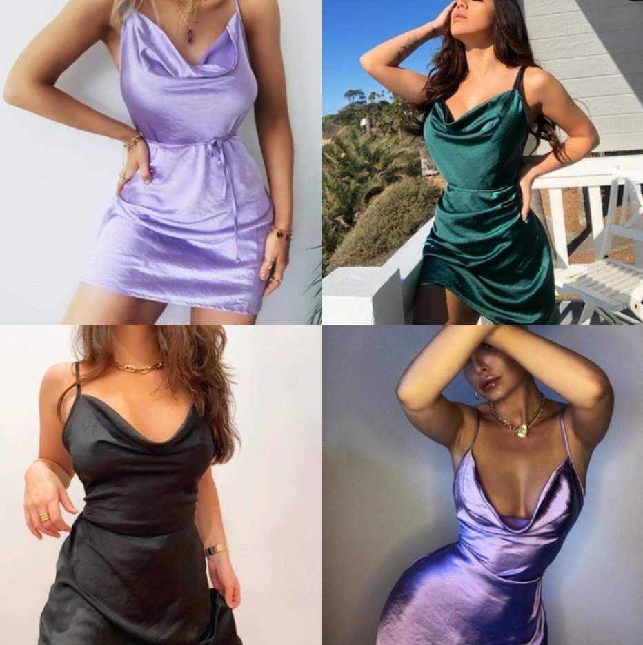 🔥Summer Hot Sale 🔥💃SLIP DRESS IN SATIN