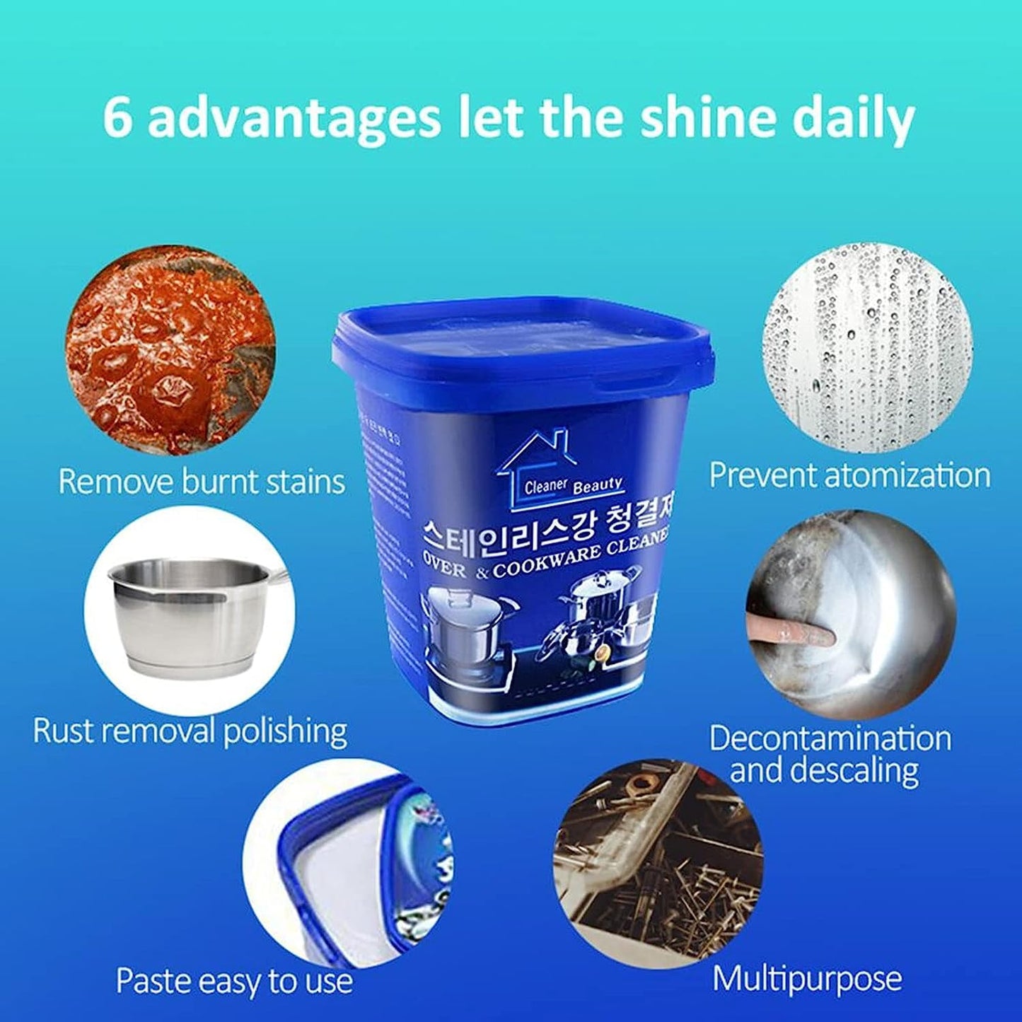 🔥49% OFF🔥Powerful Stainless Steel Cookware Cleaning Paste