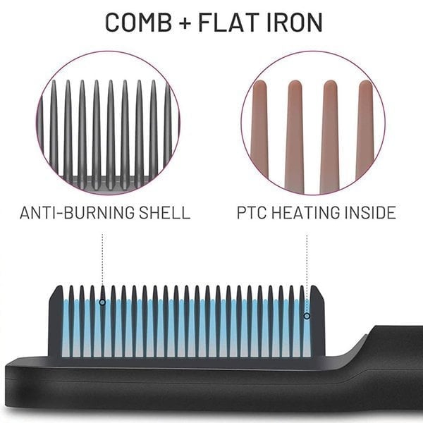 💖Black Friday Sale 49% Off💖Negative Ion Hair Straightener Styling Comb