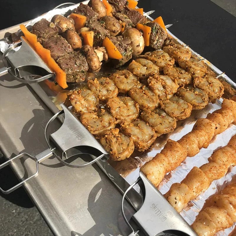 π₯2024 HOT SALE - 3 Way Grill Skewers