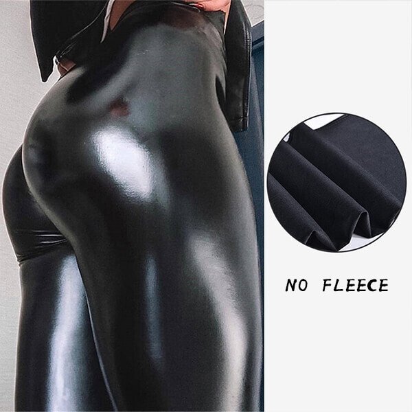๐Early Christmas Sale 2023 -๐ S-shaped PU Leather Leggings