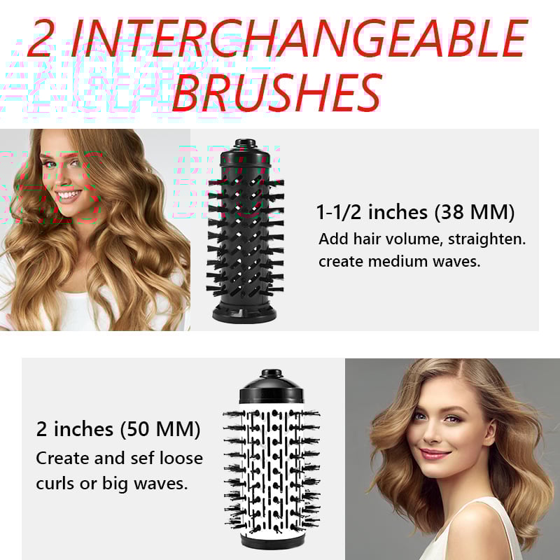 π49% OFF!! 3-in-1 Hot Air Styler and Rotating Hair Dryer for Dry hair, curl hair, straighten hair
