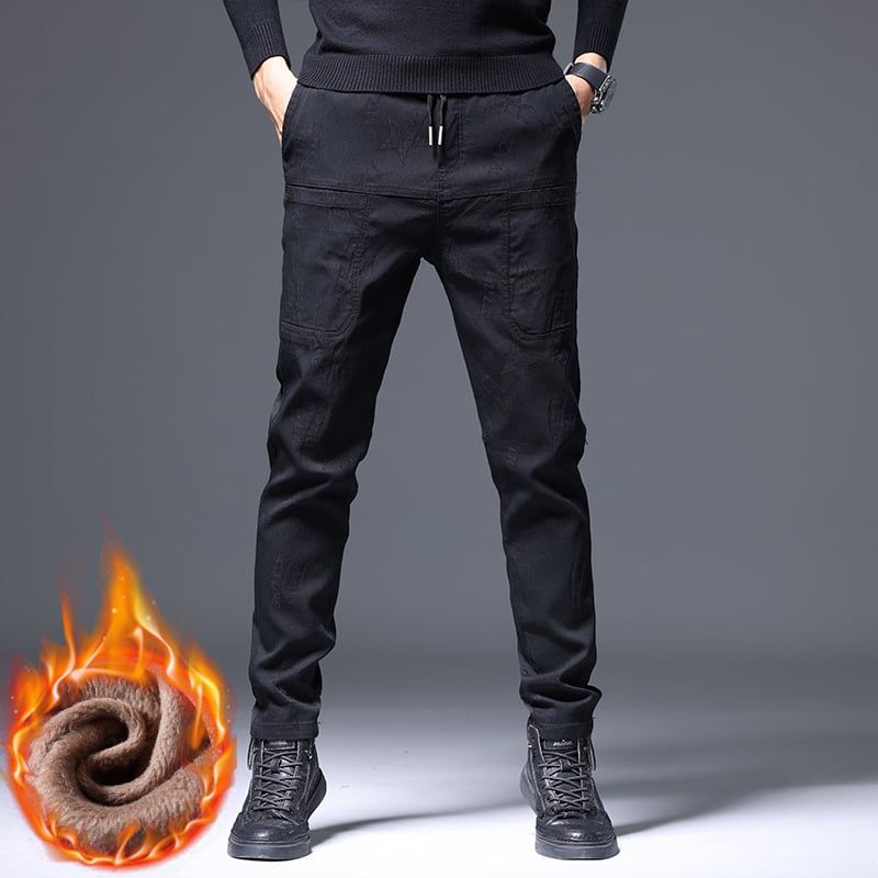 Six-pocket Stretch Casual Pants with Jacquard Pattern (Buy 2 Free Shipping)