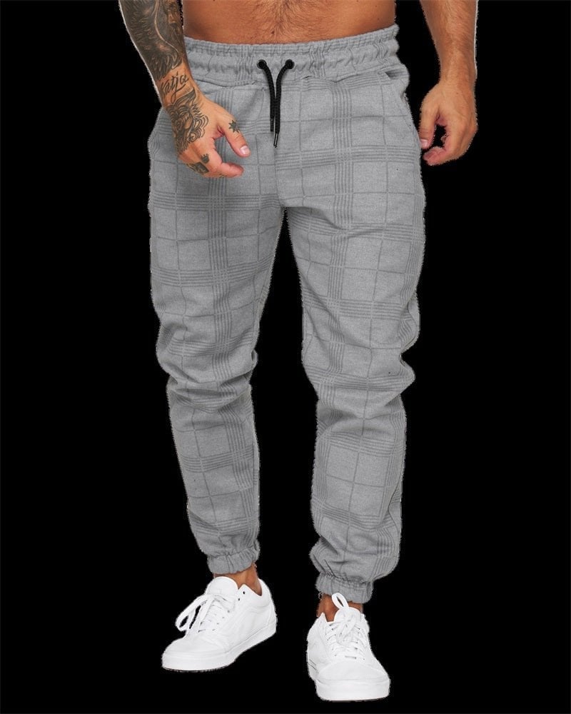 Men's Plaid Casual Pants-Buy two and get free shipping!