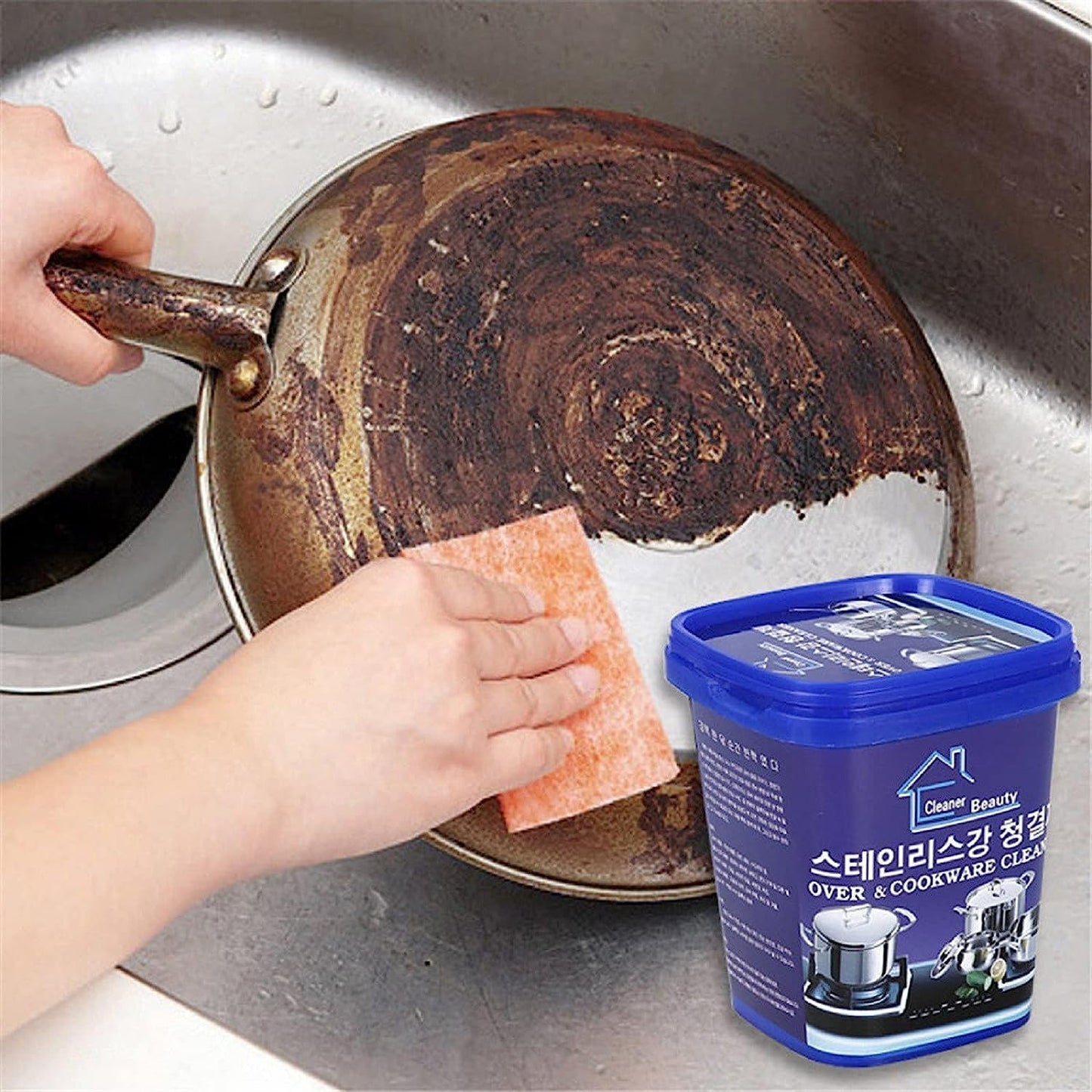 🔥49% OFF🔥Powerful Stainless Steel Cookware Cleaning Paste
