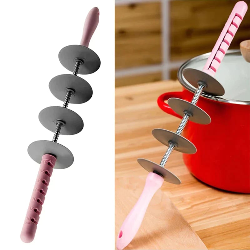 Multi-purpose rolling pin for cutting dough