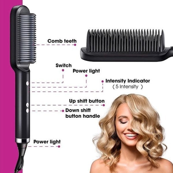 💖Black Friday Sale 49% Off💖Negative Ion Hair Straightener Styling Comb