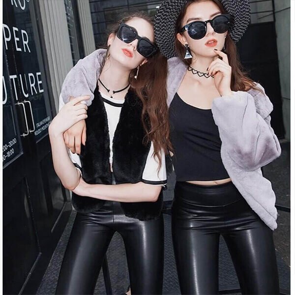 ๐Early Christmas Sale 2023 -๐ S-shaped PU Leather Leggings