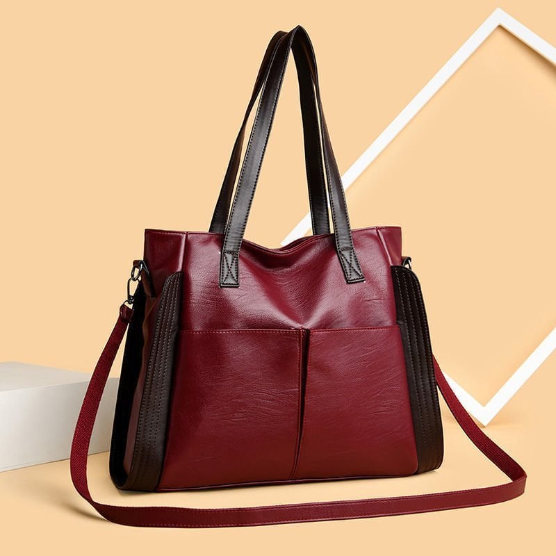 Large capacity single shoulder simple tote bag