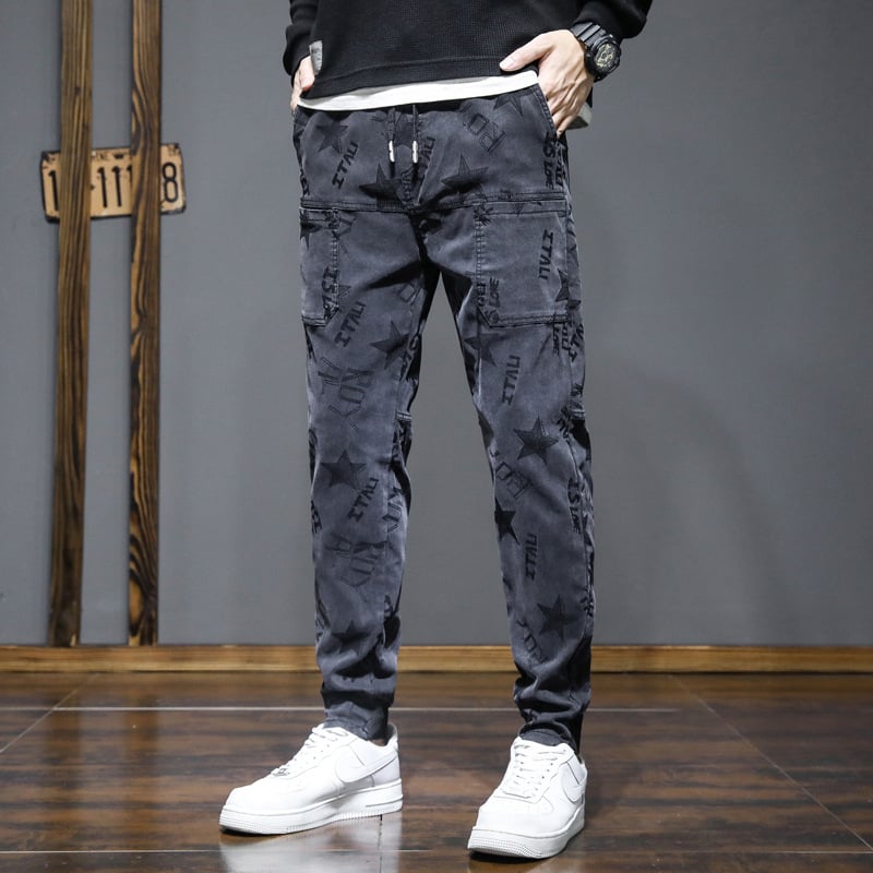 Six-pocket Stretch Casual Pants with Jacquard Pattern (Buy 2 Free Shipping)