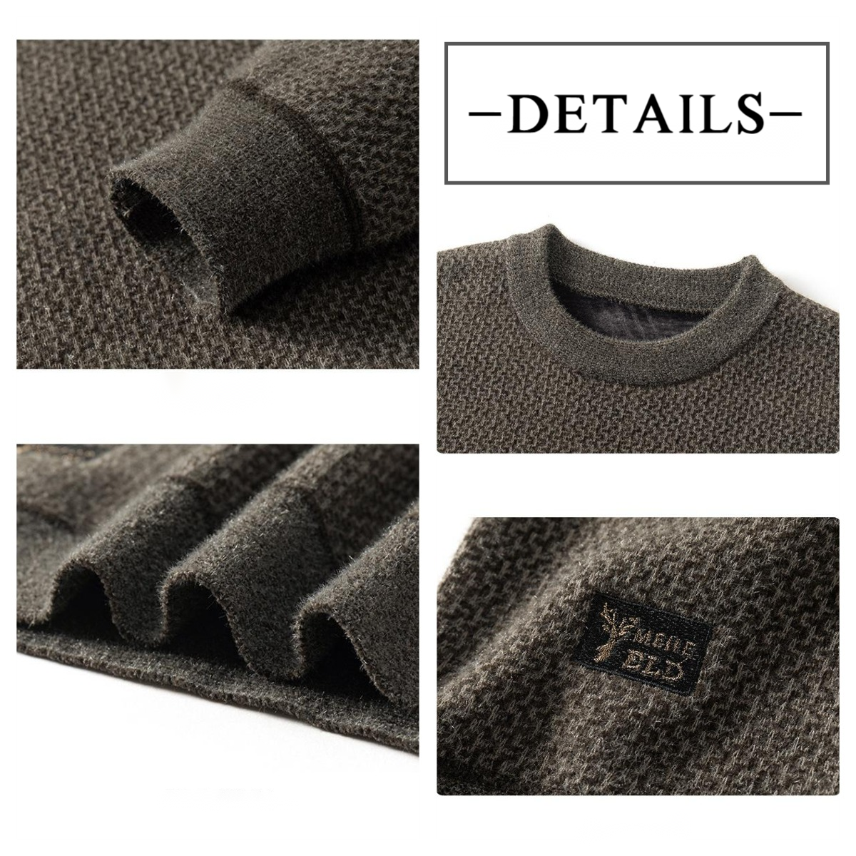 ✨Men's Warm Cozy Lined Crewneck Top -Buy two and get free shipping!🎁