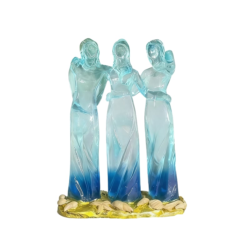 👩🏻‍🤝‍👩🏻Sisters by My Side, Celebrates Friendships Three Sisters Sculpture🎁Thanksgiving Day, Christmas, birthday gifts