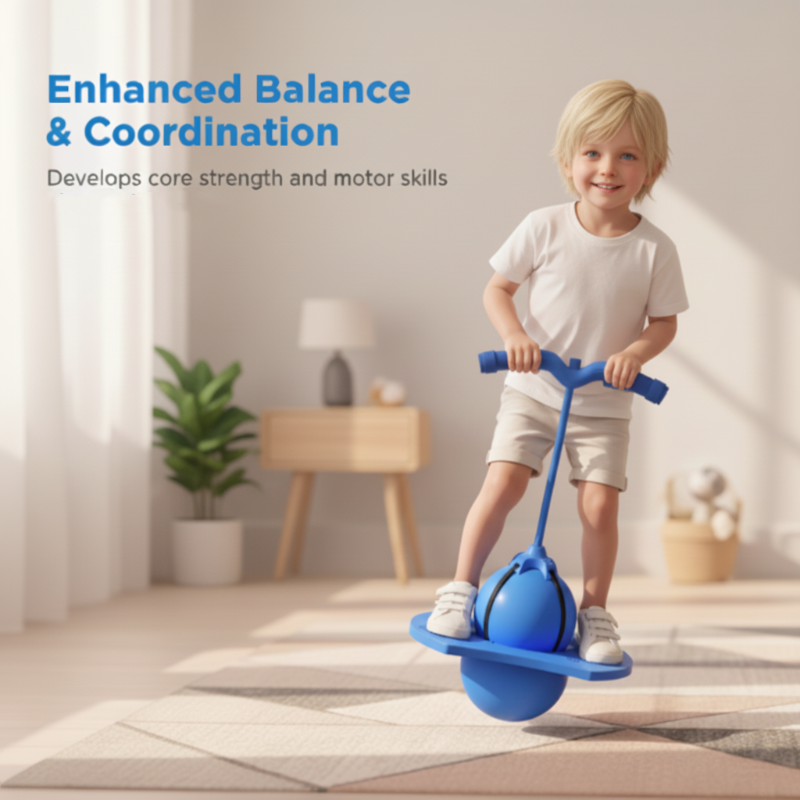 Vitality Fitness Bouncing Ball - Ignite Wild Energy and Master Every Jump with Rock-Solid Confidence
