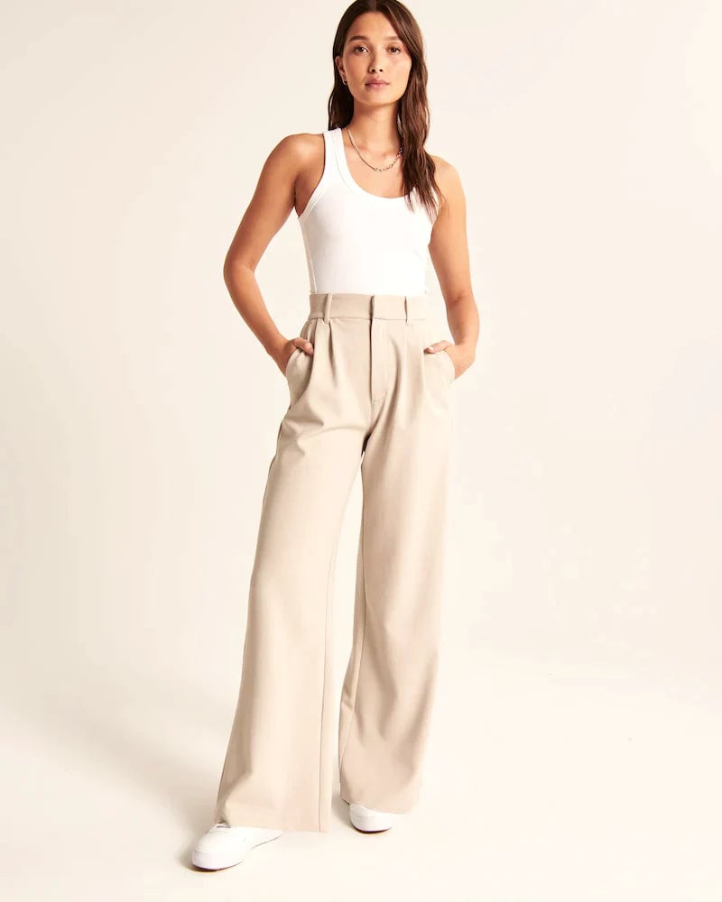 Wide-Leg Tailored Pants - Buy two and get free shipping!