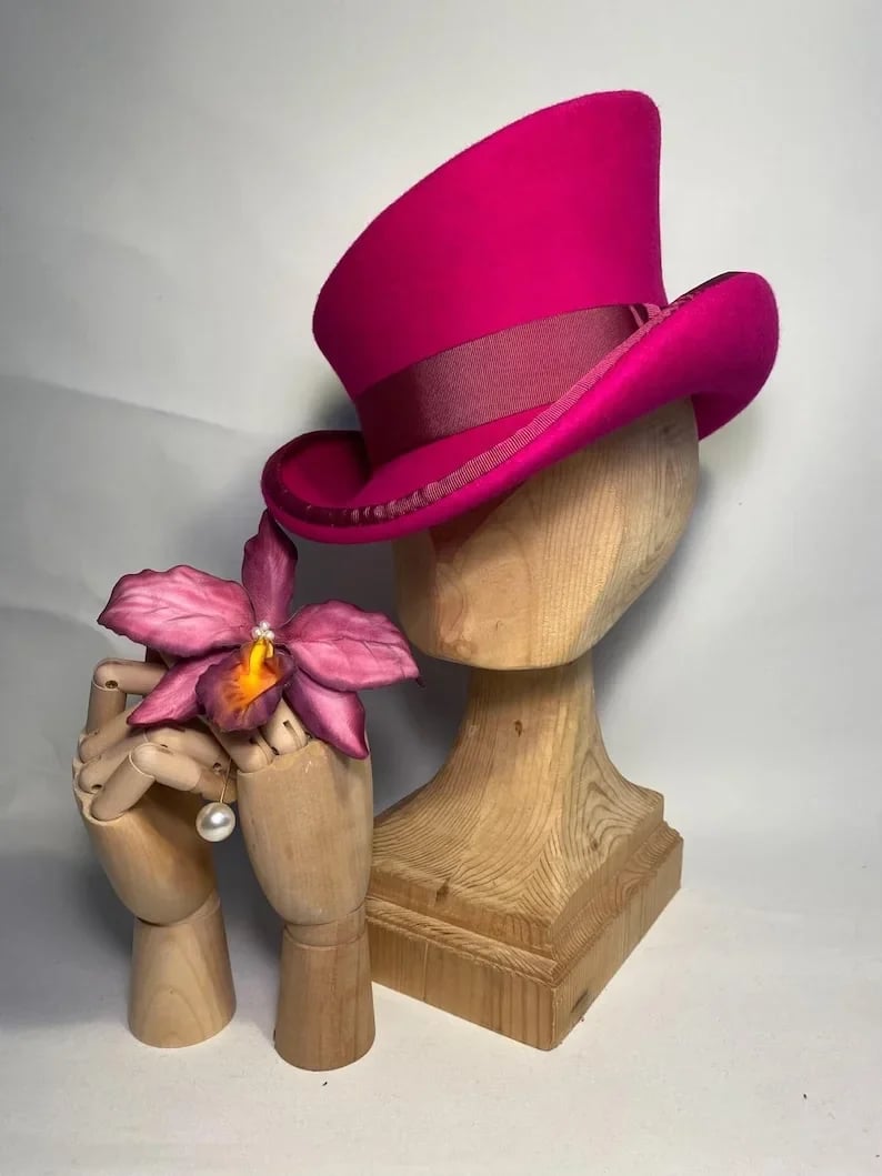 🎁20% OFF - Asymmetric wool  top hat