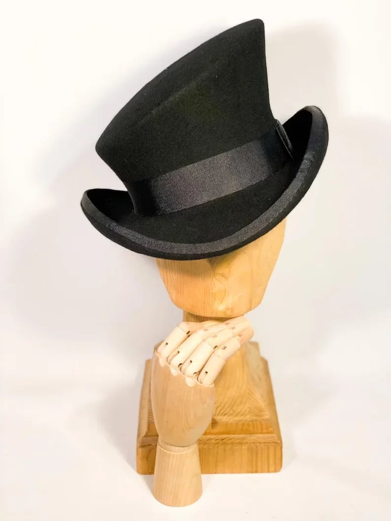 🎁20% OFF - Asymmetric wool  top hat