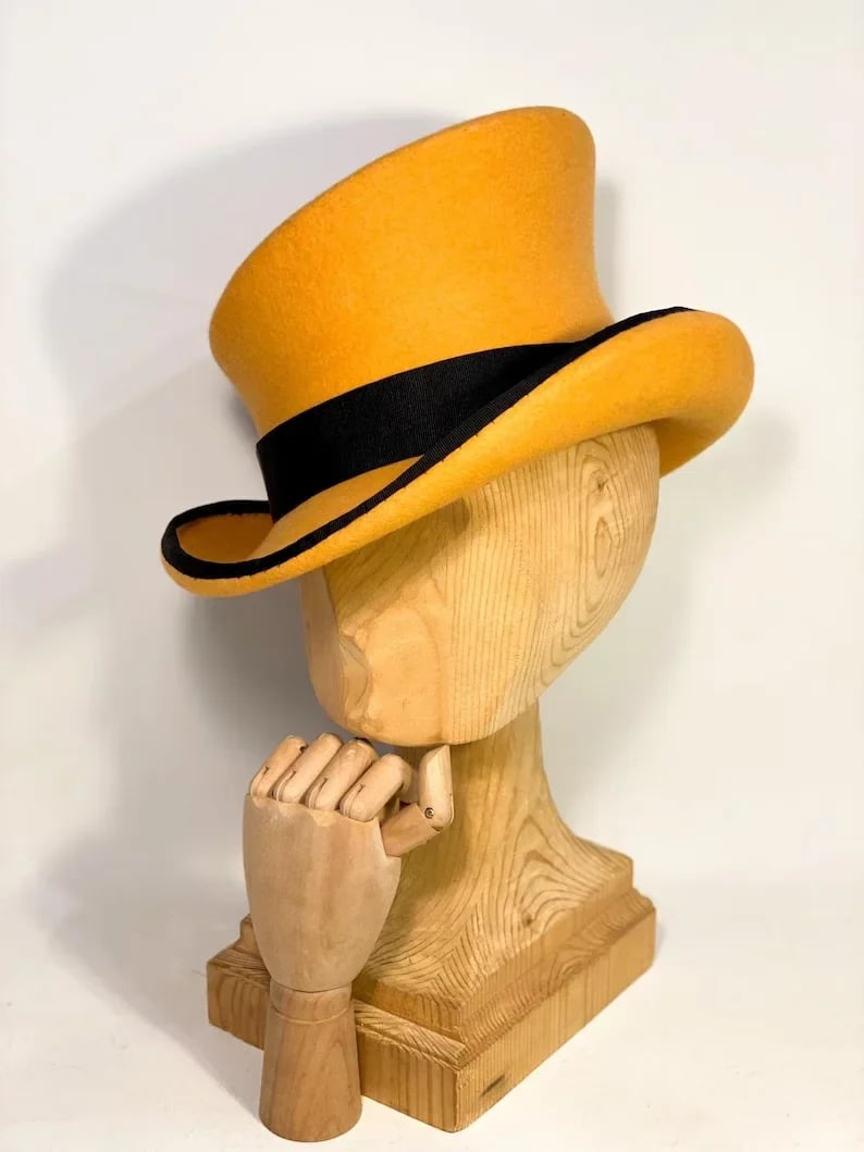 🎁20% OFF - Asymmetric wool  top hat