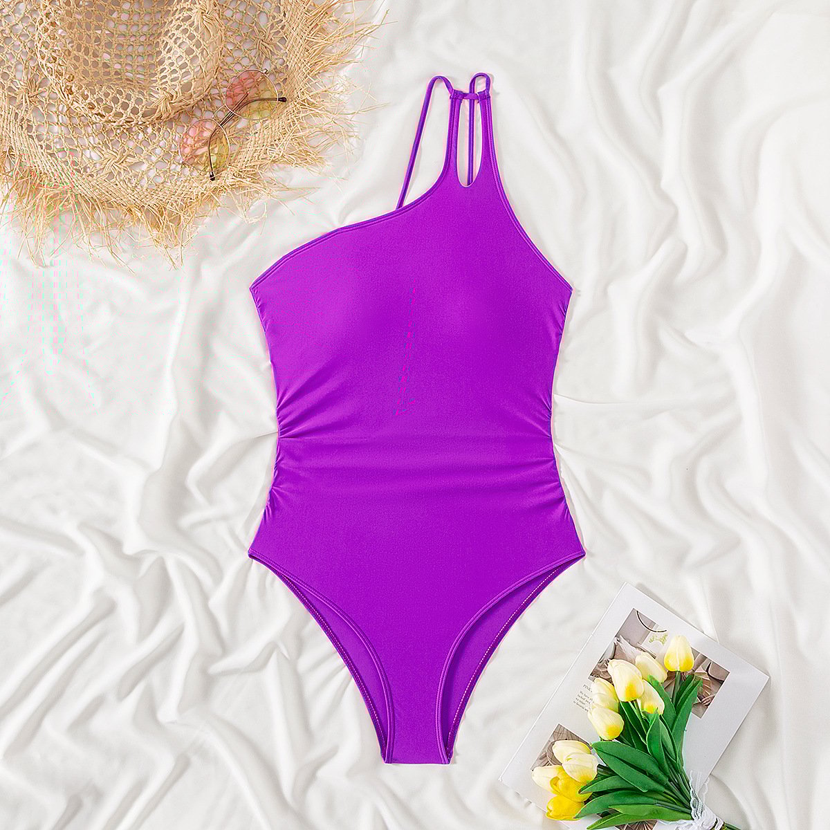 🩱One Shoulder One Piece Swimsuit🏖️