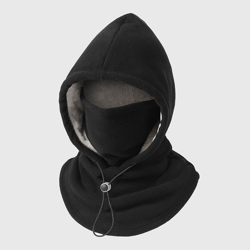 One-piece warm mask hat, Outdoor cycling windproof warm hat with neck mask