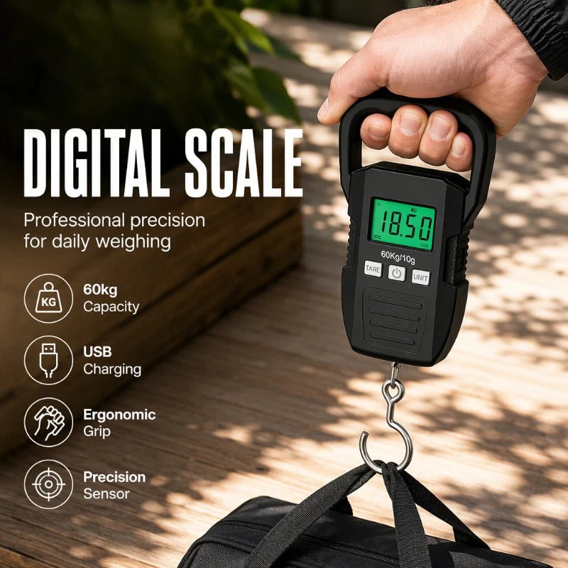 🔥HOT SALE🔥⏰Digital Handheld Luggage Scale