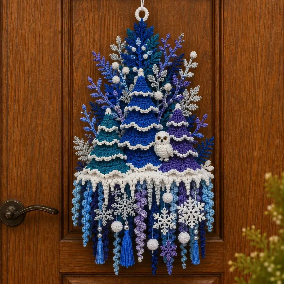 🎉🧶 DIY Dimensional Seasonal Crochet Door Hanger Kit Collection | Coordinated Yarn, Filling, Accessories & Step-by-Step Instructions Included 💕