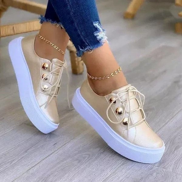 💓WOMEN'S SUPER COMFORTABLE LEATHER SHOES WITH A ROUND TOE - Buy two and get free shipping!