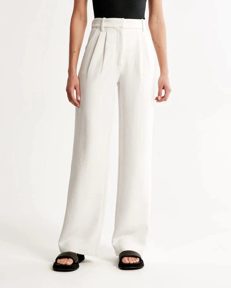 Wide-Leg Tailored Pants - Buy two and get free shipping!