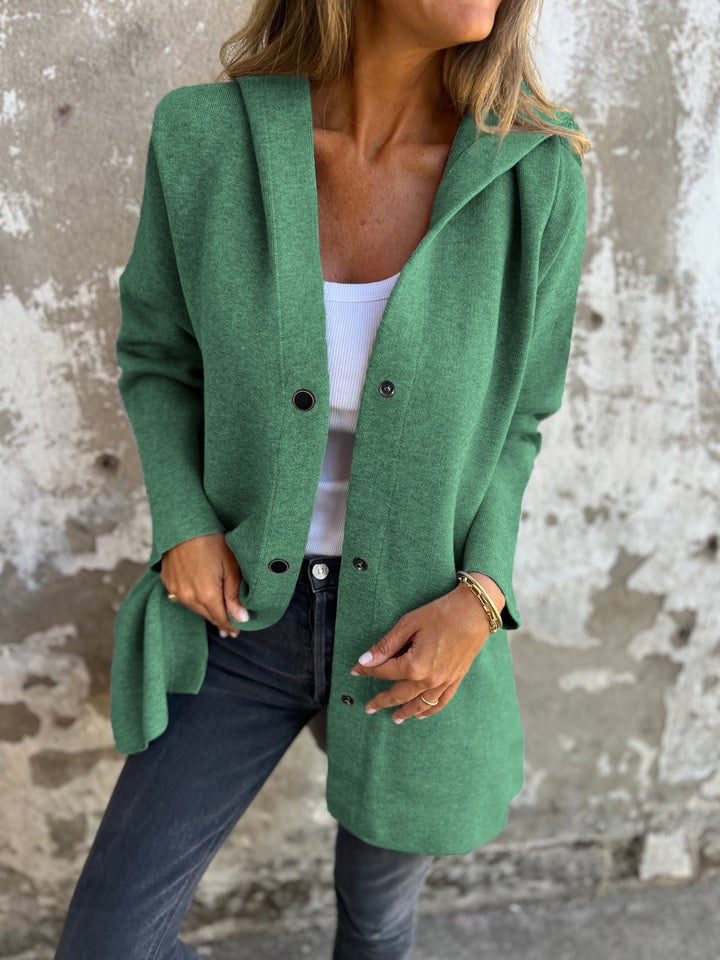 🔥Autumn/Winter Special Offers 49% OFF - Casual Single Breasted Hooded Jacket (Buy 2 Free Shipping)