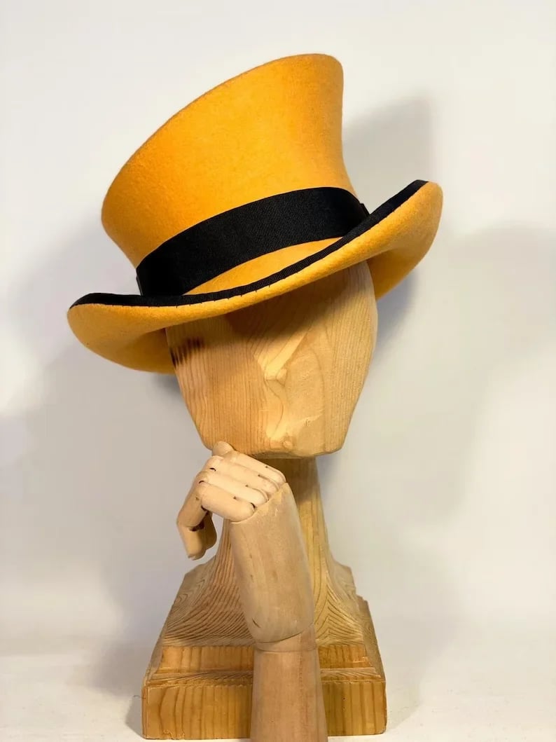 🎁20% OFF - Asymmetric wool  top hat
