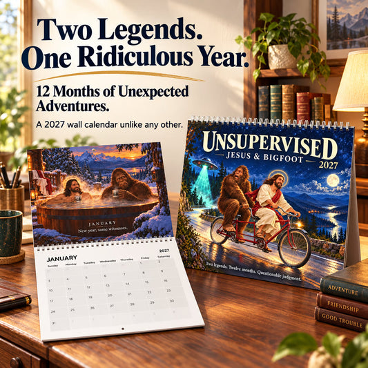 📅Funny Jesus and Bigfoot Calendar 2027