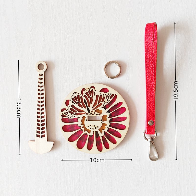 🔥Wooden Portable Yarn Holder - The Perfect Tool for Crochet Enthusiasts