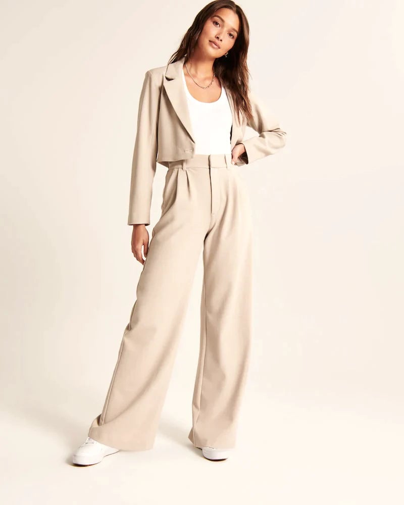 Wide-Leg Tailored Pants - Buy two and get free shipping!