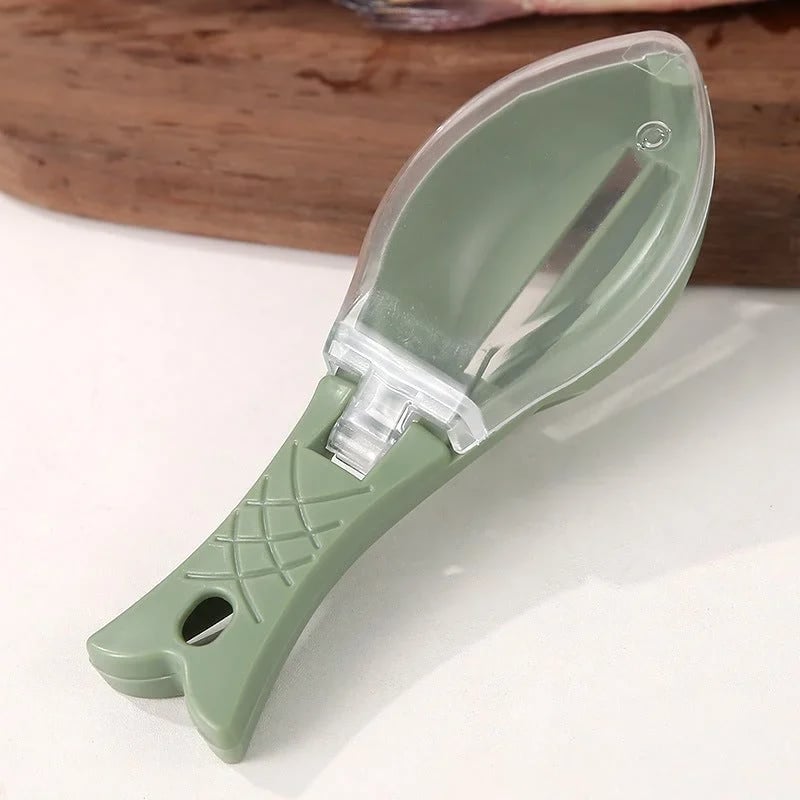 💯 🐟 Mess-Control Fish Scaler with Collection Lid