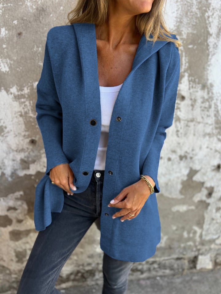 🔥Autumn/Winter Special Offers 49% OFF - Casual Single Breasted Hooded Jacket (Buy 2 Free Shipping)