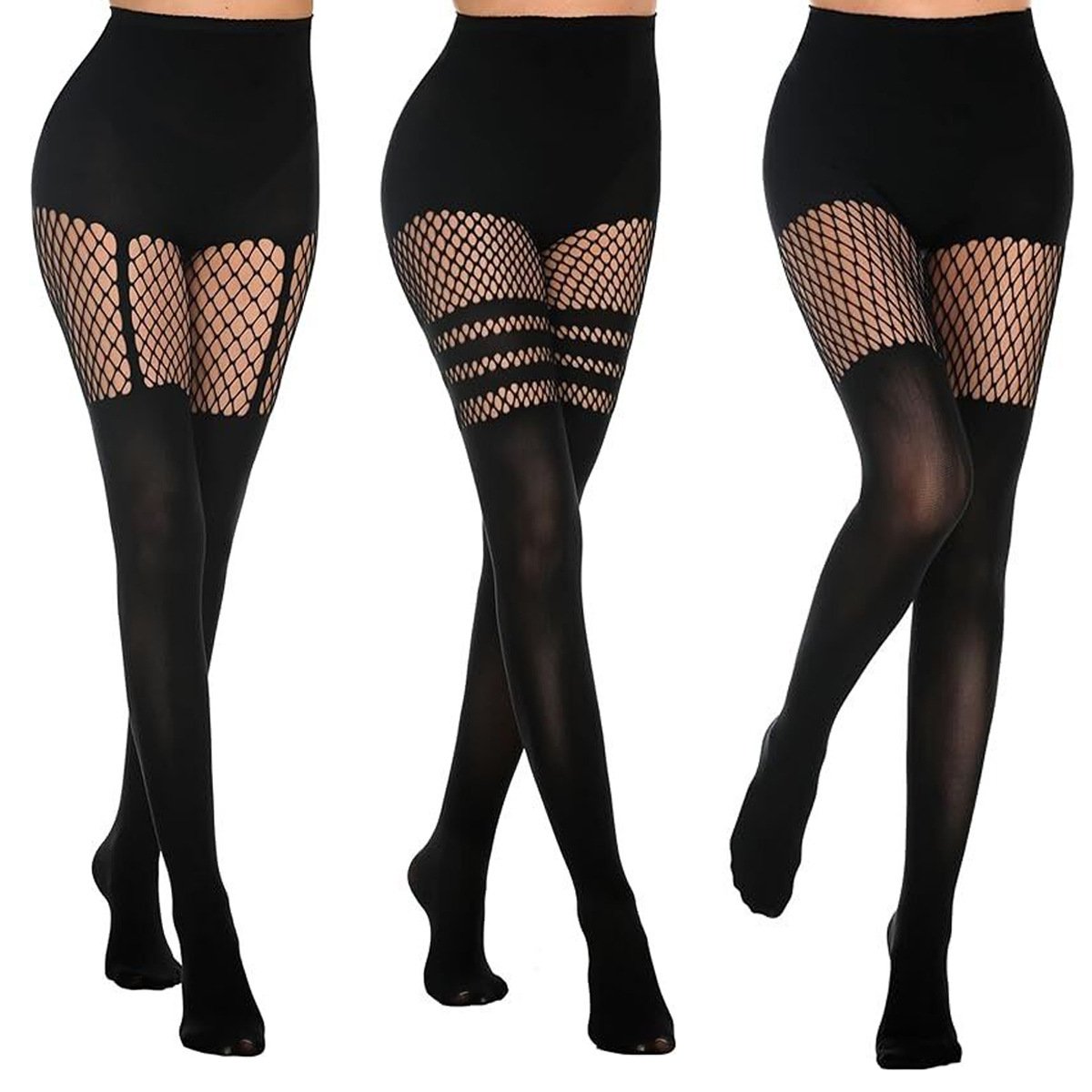 ✨🔥Women's Sexy Fishnet Mock Thigh High Stockings