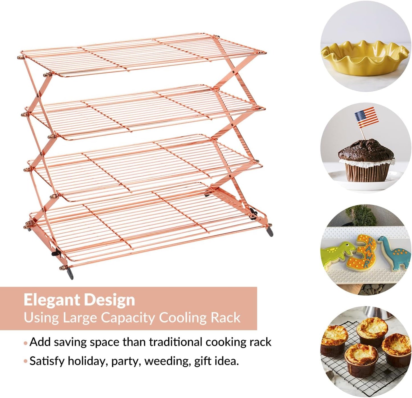 Multi-layer three-dimensional baking rack——Optimize space and speed up the cooling of baked goods every time