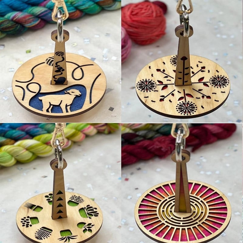 🔥Wooden Portable Yarn Holder - The Perfect Tool for Crochet Enthusiasts