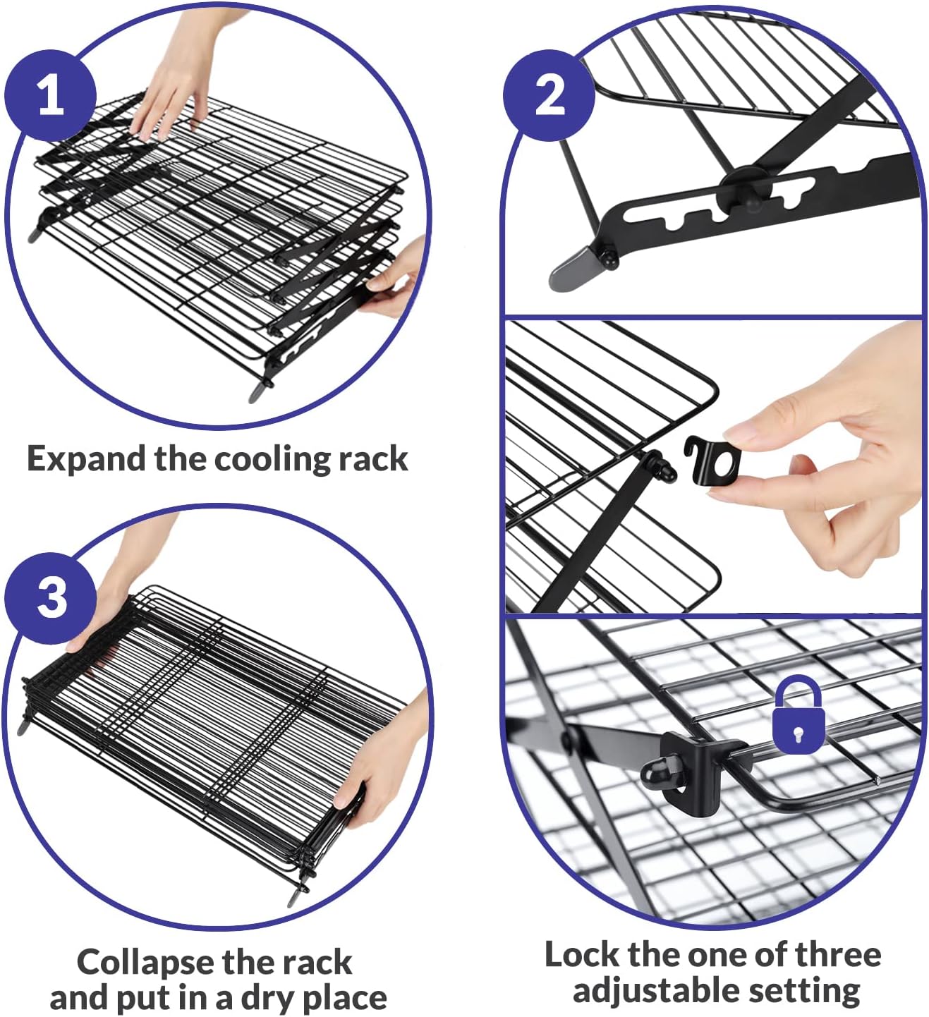 Multi-layer three-dimensional baking rack——Optimize space and speed up the cooling of baked goods every time