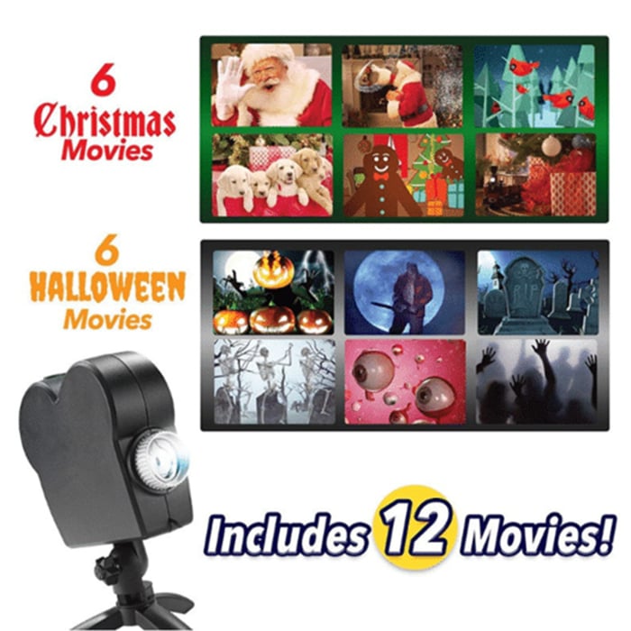 💀 2025 New Upgrade Halloween/Christmas Holographic Projection
