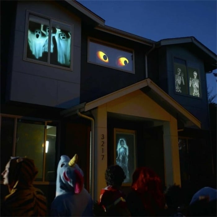 💀 2025 New Upgrade Halloween/Christmas Holographic Projection