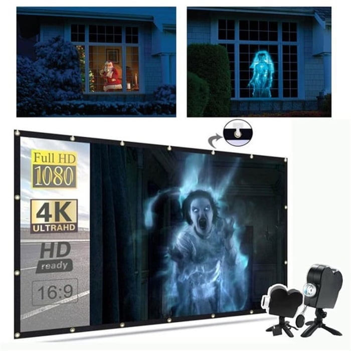 💀 2025 New Upgrade Halloween/Christmas Holographic Projection