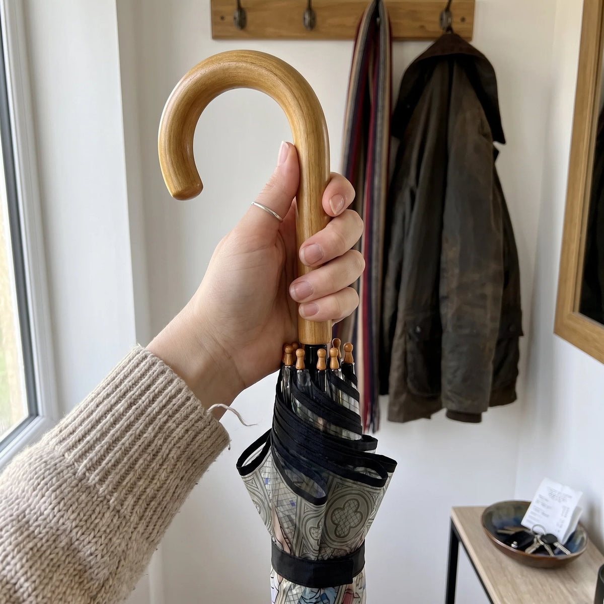 ☂️ Wizard-Inspired Stained-Glass Canopy Umbrella