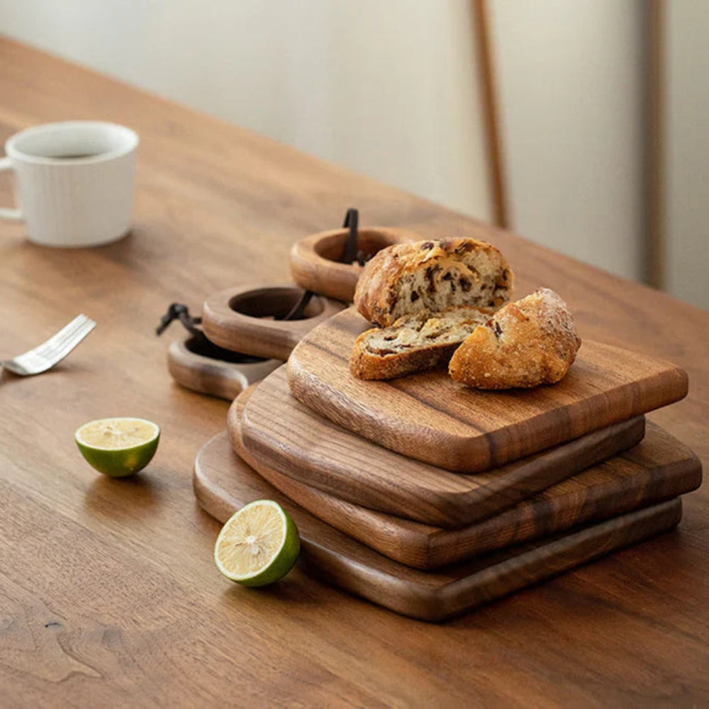 Walnut Wood Cut - Stylish, Space-Saving Walnut Boards for Easy Prep & Serve